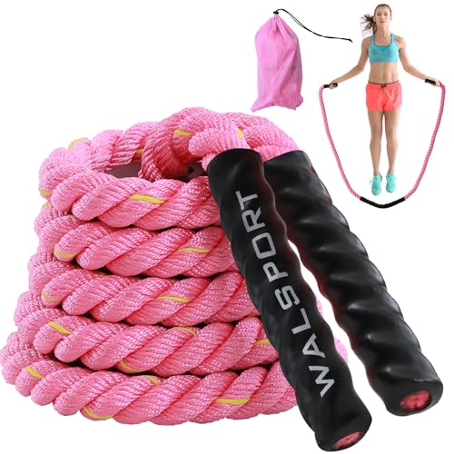 Weighted Jump Rope for Fitness – Heavy Skipping Rope for Women & Adults, Ideal for Home Gym Workouts, Strength Training, Weight Loss, and Boxing - size: 2.5 LBS