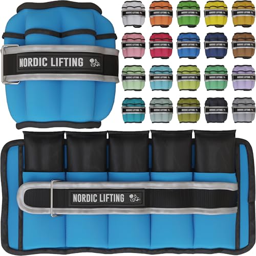 Adjustable Ankle Weights for Women & Men – 1 Pair (2–10 lbs) Wrist, Arm & Leg Weights for Gym, Yoga & Home Workouts – Secure Fit Strap Design – Durable Fitness Training Equipment - color: Royal Blue