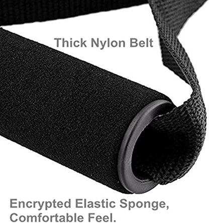 4pcs Premium Exercise Pull Handles, Resistance Bands Handles, Dense Foam Wrap Replacement Fitness Equipment for Pilates, Yoga, Strength Training