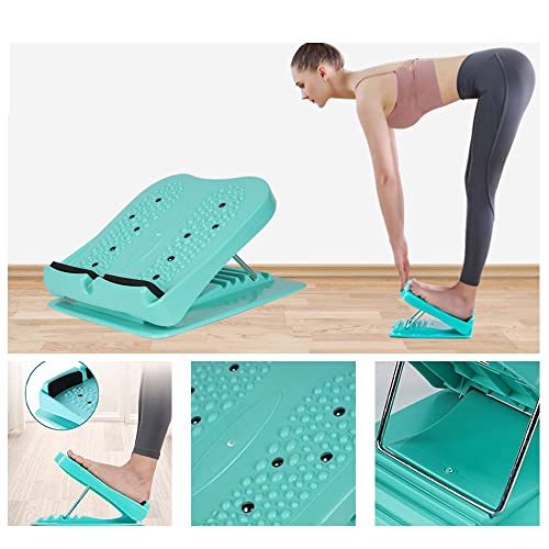 5Gear Adjustable Non Slip Slant Board Calf Stretcher and Ankle Incline Board Heavy Duty Plastic Gym Home Equipment