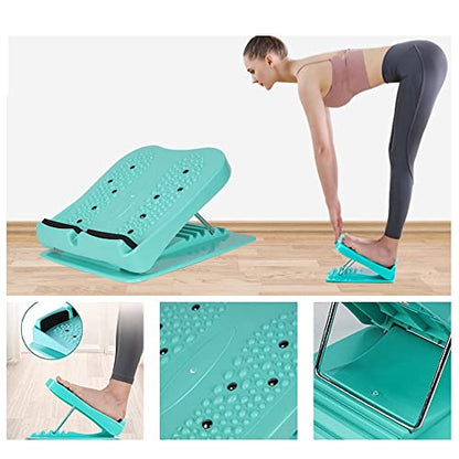 5Gear Adjustable Non Slip Slant Board Calf Stretcher and Ankle Incline Board Heavy Duty Plastic Gym Home Equipment