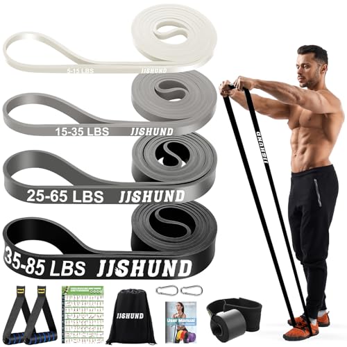 Resistance Bands Set, Pull Up Assistance Bands Pull Up Bands Exercise Bands for Men Women, Workout Bands for Working Out, Muscle Strength Training, Body Stretching - color: gradient black