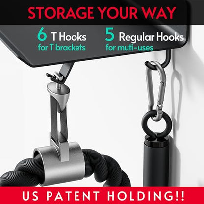 1-Tier Floating Shelf Compatible with Tonal Accessories, Home Gym Storage Shelf, Gym Rack Wall Mount Organizer, Workout Metal Holder, T-Bracket Lock Adapters Hanger, US Patent Holding - style: 1 Tier