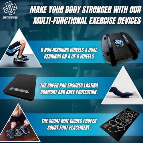 FIT Ab Squat Roller™ Dual Mat Bundle (FIT ASR with a Squat Mat and a Super Pad)