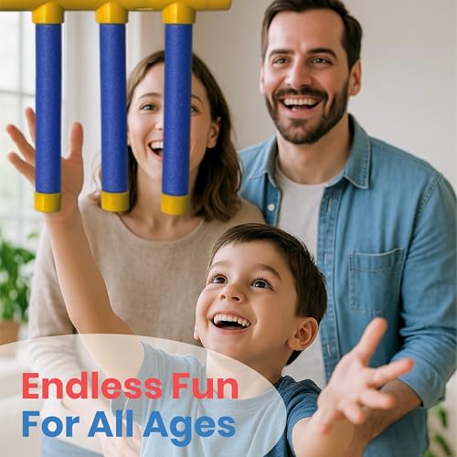 Reflex Drop Sticks, Reflex Challenge Game for Kids, Hand Eye Coordination Training Equipment Toy for Adults - Reaction Time Training with Upgrade Remote Control, 3 Adjustable Speeds