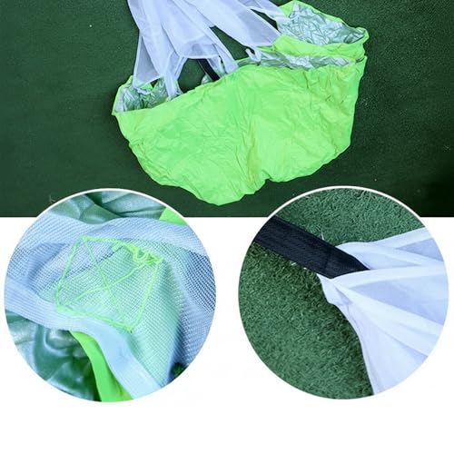 Running Speed Training 56" Parachute with Adjustable Strap: Speed Chute Resistance Parachute Umbrella Training Sprint Power Trainer for Runner, Football, Soccer Drilling - color: Red