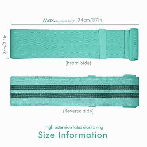 3PCS Adjustable Length Bands Resistance Bands Set Exercise Bands for Legs HIPS and Glutes Non Slip Exercise Loop Bands Suit for Everyone