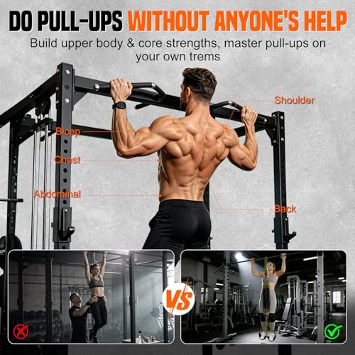 Adjustable Pull Up Assistance Band, Heavy Duty Assisted Pull Up Bands Support 375lbs, Upgrade Pull Up Bar Resistance Band for Assist Pullup Home Gym Strength Training