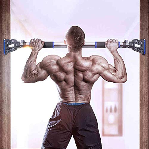 Door Way Pull Up Bar, Door Exercise Bar No Screw Installation, Doorway Pull up Bar,Workout Bar with 28.34"-37"Adjustable Width Fitness Equipment