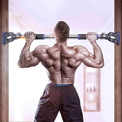Door Way Pull Up Bar, Door Exercise Bar No Screw Installation, Doorway Pull up Bar,Workout Bar with 28.34"-37"Adjustable Width Fitness Equipment