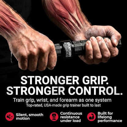 Sportgrips Sidewinder Revolution 2.0 Adjustable Grip Trainer, USA Made
