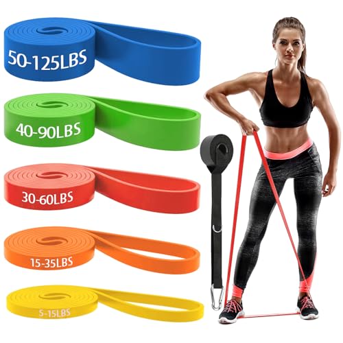 Resistance Bands for Working Out, Pull Up Assist Bands Set, Workout for Women and Men, Exercise Bands,Training, Plasticity, Physical Therapy at Home/Gym