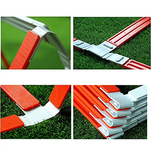 Agility Ladder for Speed Training - Fixed Football Sports Speed Ladder for Home Gym, Athletic Footwork Drills & Fitness Equipment for Athletes