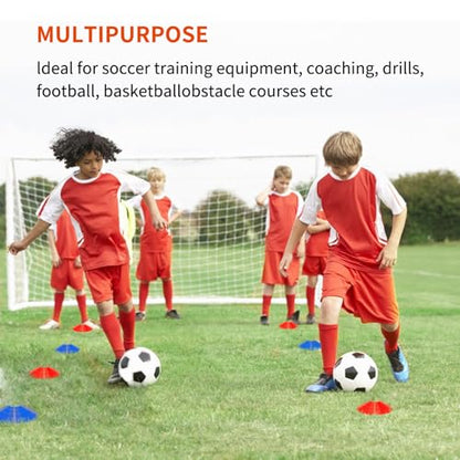 Solo Soccer Trainer Soccer Training Equipment for Kids and Adults Hands Free Solo Practice Perfect for Football Skills Improvement Fit