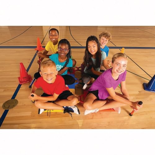 S&S Worldwide Heavy Duty Flexible Vinly Poly Cones 18 inch High, Set of 6