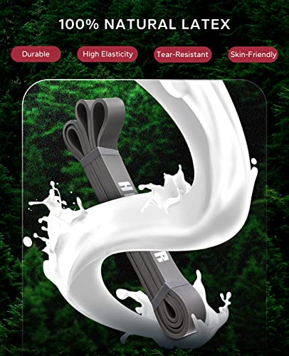 HAPBEAR Pull Up Assistance Bands - Pull Up Bands - Resistance Bands - Exercise Bands Resistance Bands Set - Workout Bands for Working Out, Stretching, Muscle Training