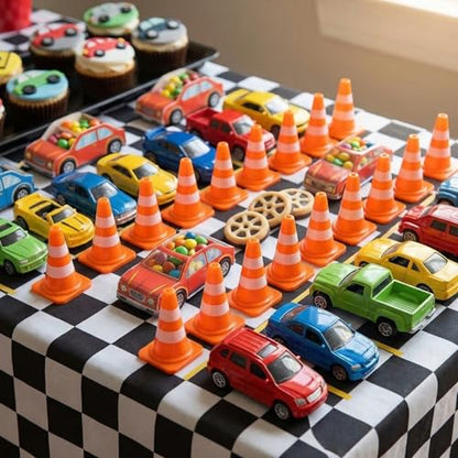 36/60/120 Pack 1 Inch Orange Mini Traffic Cones.Perfect as Construction Party Favors,Durable Small Roadblock Markers for Training Scenarios and Sports Event Setups