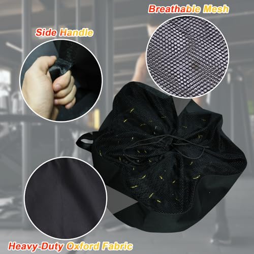 J Bryant Extra Large Battle Rope Storage Bag – Heavy-Duty Carry Sack for Training Ropes, Jump Ropes & Gym Accessories