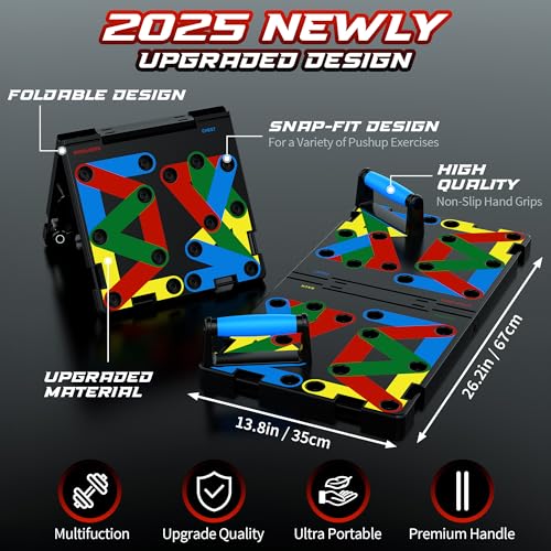 IUT Solid Push Up Board 15 in 1 Home Workout Equipment Multi-Functional Pushup Stands System Fitness Floor Chest Muscle Exercise Professional Equipment Burn Fat - color: M11