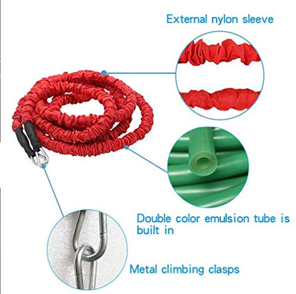 Resistance Training Rope Explosive Force Bounce Physical Training Resistance Rope Improving Speed, Stamina and Strength - color: 6.6ft Elastic rope