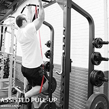 Serious Steel 41" Assisted Pull-up Band, Heavy Duty Resistance Band Sets, Stretching, Powerlifting, Resistance Training and Pull Up Assistance Bands - color: 3-Band Set (#1 #2 #3)