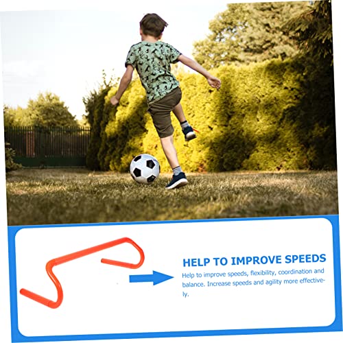 DECHOUS 15cm High Training Hurdles Portable Mini Hurdles for Boys and Girls Sports Training Agility and Speed for Soccer Football Basketball Practice