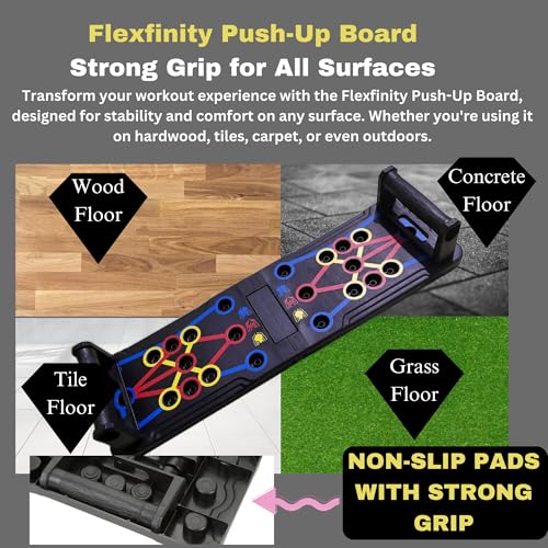 Push Up Board, Portable 25-In-1 Push up Board for Men, | Pilates Bar & Fitness Accessories with Resistance Bands & Ab Roller Wheel, Professional Strength Training Equipment For Man and Women