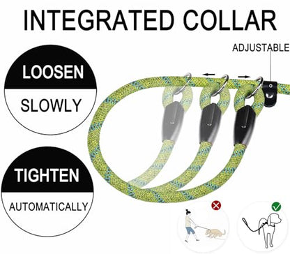 6 FT Heavy Duty Dog Leashes with Comfortable Padded Handle,Blue Green - color: Blue Green, size: 6 Feet x 1/2 Inch