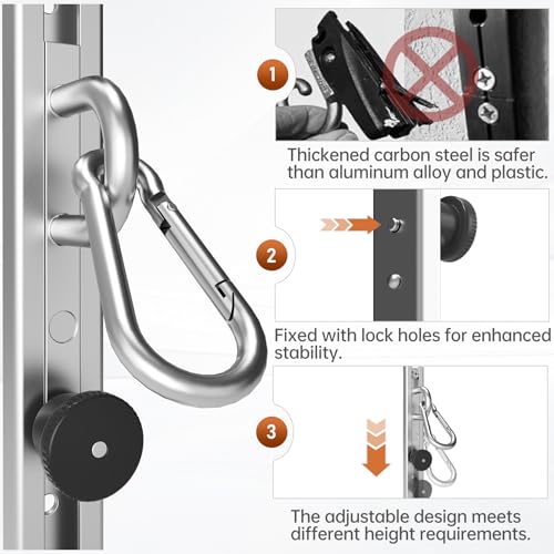 Adjustable Resistance Band Wall Mount System,Home Gym Dedicated Resistance Band Wall Anchor, Ideal for Strength Training, Physical Therapy & Rehab Training