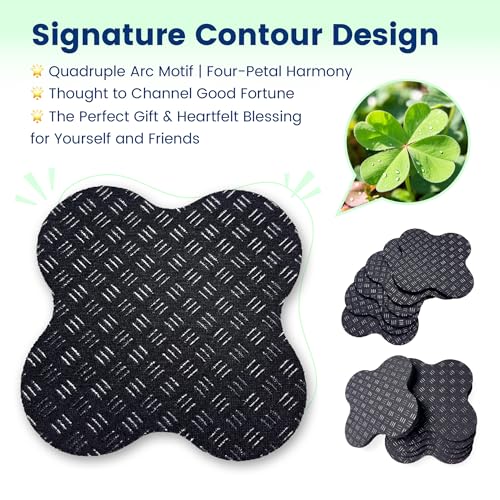 Non-Slip Walking Pad Mat, Treadmill Mat Pad for Carpet Hardwood Floors, Anti Vibration Exercise Equipment Mat for Under Treadmill & Exercise Bike Rowing Machine (6, Clover Shape, 4 x 4 x 0.2 inch) - color: Clover Shape
