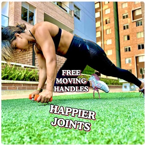 Wobbler - Revolutionary Unstable Push-Up Handles - Rotating T-Shape Pushup Bars for Core & Wrist Strength - Boxing & Martial Arts Training Equipment - Portable Home Gym for Triceps, Chest & Shoulder