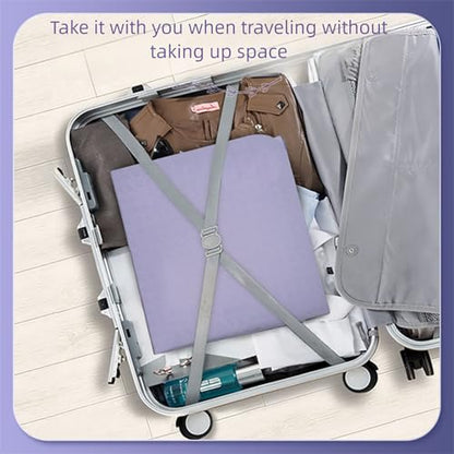 Foldable Yoga Mat – 72''×24'' / 31.5''×6mm Thick Ultra-portable design with non-slip, sweat-resistant surface Lightweight yet durable, perfect for travel, home, or outdoor practice with Storage Bag Eco-friendly materials, 6mm cushioned support, and compac