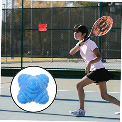 6-Piece Agility Reaction Balls Set Hexagonal Training Balls for Hand-Eye Coordination Speed and Reflex Training Indoor Fitness Equipment for Athletes