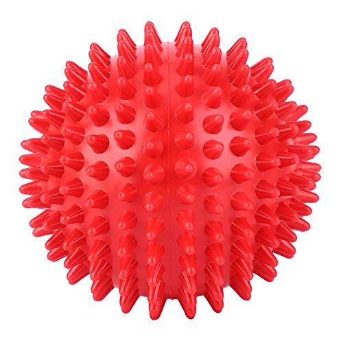 Germerse Massage Ball Spiky Massage Roller Ball for Trigger Point Therapy, Muscle Knot Remover(S-Red) for Yoga Supplies