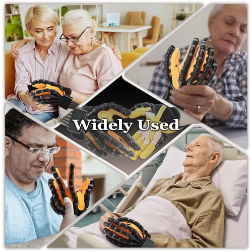8th Generation Robotic Hand Glove For Stroke Rehab, Hand Therapy Equipment,Glove For Stroke Recovery, 4 Modes, Adjustable Intensity, Touch Panel.