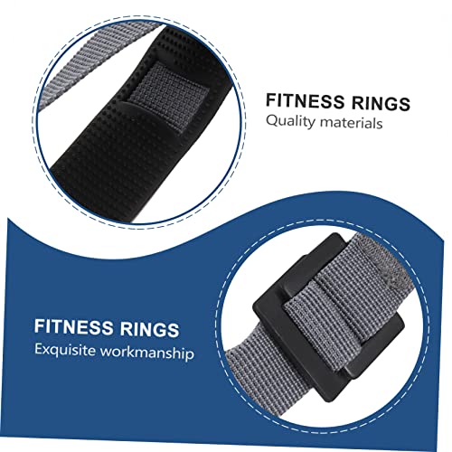 Adjustable Gymnastic Rings Set for Boys and Girls Sturdy Fitness Equipment Straps for Strength Building and Shoulder Joint Exercises