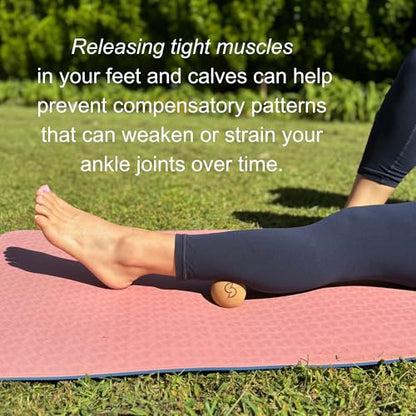 Soxsense Cork Foot Massage Balls & Toe Stretching Bands Set (4 PCS) – Plantar Fasciitis Relief, Foot Pain Therapy Tools