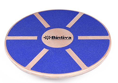 bintiva Wood Balance Board for Fitness Rehab Balance and Stability Training