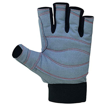 MRX BOXING & FITNESS Sailing Gloves with 3/4 Finger and Grip for Men and Women, Great for Kayaking, Workouts Sailing Glove