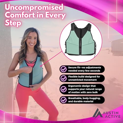 Austin Active 5 lb Adjustable Weighted Vest - color: Katie Austin (Black)