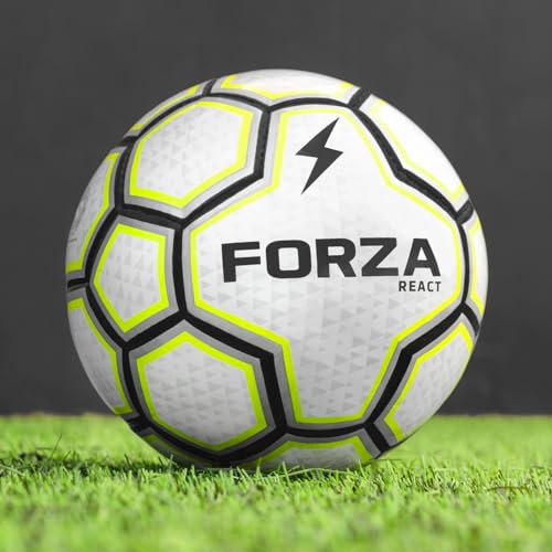 FORZA Pro GK React Soccer Balls [Irregular Bounce] | Premium Size 4 & 5 Soccer Balls to Improve Goalkeeper Reflexes & Player Reactions