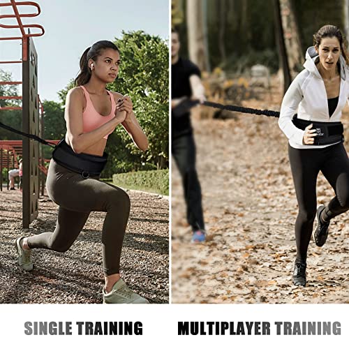 Pseudois Resistance Bungee Band, Running Training Bungee Workout Band, Speed Strength, Basketball and Football Equipment for Improving Strength, Power and Agility