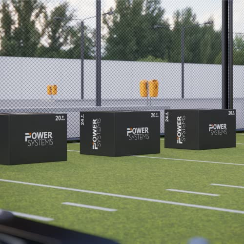 Power Systems 3-in-1 Foam Plyo Box - size: 16" x 20" x 24"