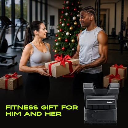 Adjustable Weighted Vest for Men Women, 20lb 30lb 45lb 60lb Weight Vest with 20 Removable Weights, Heavy Duty Running Vest with Reflective Strips for Walking Strength Training Calisthenics - size: 60 lbs-Sandbags