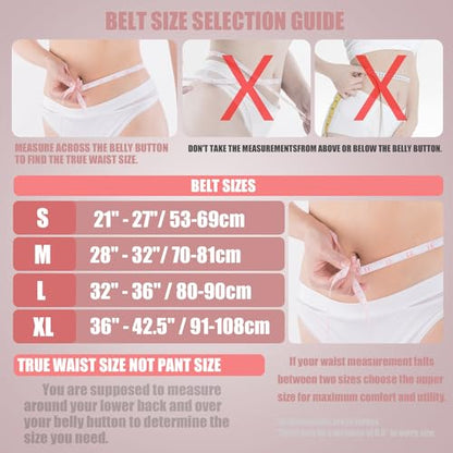 Weight Lifting Belt For Ladies Leather Gym Belts Lower Waist Back Support For Women Men Fitness Squat Deadlift Heavy Duty Cross Training Gym Powerlifting Workout