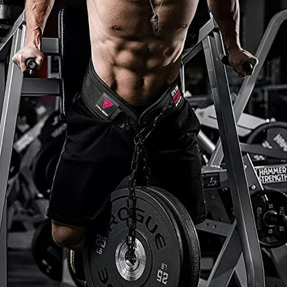 Heavy Duty Dip Belt With Chain - Weighted Pull Up Belt for Workout