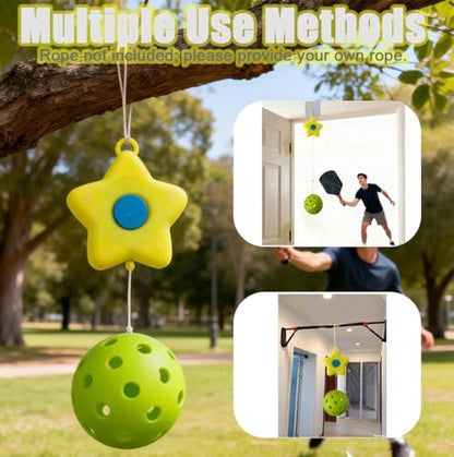 Pickleball Trainer, Continuous Rebound Trainer for Solo Practice,Enhance Reaction Time & Hand-Eye Coordination, for All Ages & Skill Levels