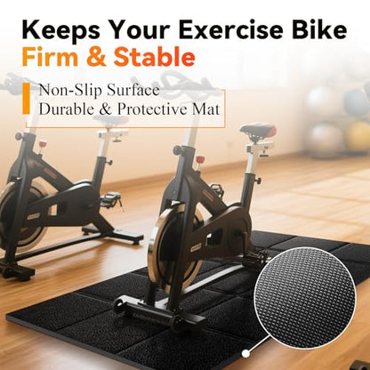 Walking Pad Treadmill Mat for Hardwood & Carpet Floors, 79" × 39.4", Extra Large Non-Slip Exercise Equipment Mat, Mat for Under Treadmill & Indoor Bike on Carpet