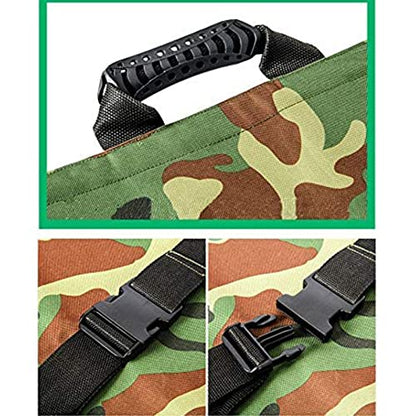 Oxford Foldable Canvas Stretcher, 12 Handles Hospital Patient Lifter Transfer Board for Hospital,Clinic, Home,Sports venues,Ambulance
