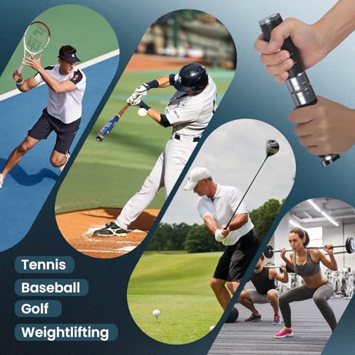 Adjustable Forearm Strengthener, Portable Wrist Roller | Adjustable torque up to 265 lbs with 360°rotation. Durable aluminum alloy body for wrist & forearm training.